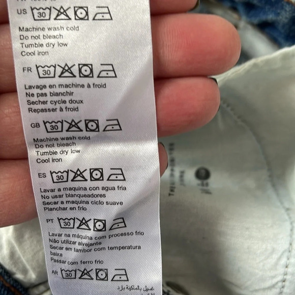 RVCA NWT The Highly Werked Carpenter Jean Shorts Vintage Vibe High Waist Size 29 - Picture 12 of 14